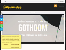 Tablet Screenshot of gothoomshop.com